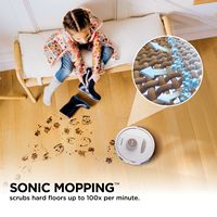 Shark - Stratos 2-in-1 Robot Vacuum & Mop With 25+ Hands-Free Features & NeverTouch Self-Cleaning... - Left View