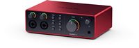 Focusrite - Scarlett 4i4 4th Generation Audio Interface - Red - Left View