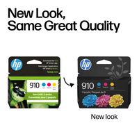 HP - 910 3-Pack Standard Capacity Ink Cartridges - Cyan/Magenta/Yellow - Left View