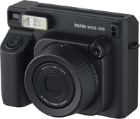 Fujifilm - instax WIDE 400 Instant Camera - Black - Left View