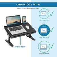 LapGear - Adjustable LapTop Bed Desk (Fits up to 15