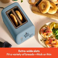 Bella - 2-Slice Toaster - Surf - Left View