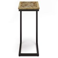 Simpli Home - Davisville C Side Table - Natural - Left View