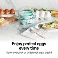 Hamilton Beach - 7-Egg Cooker - Teal - Left View