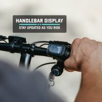 GoTrax - Z4 SWIFT Foldable eBike w/ 25mi Max Operating Range and 15.5mph Max Speed - Black - Left View