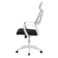 CorLiving - Workspace Mesh Back Office Chair - Grey and Black - Left View