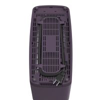Bella - Fits-anywhere Kitchenware: 4-Slice Slim Toaster - Plum - Left View