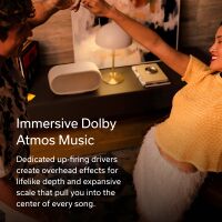 Denon - HOME 600 Wireless Smart Speaker - Charcoal - Left View