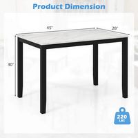 Costway Dining Table 45