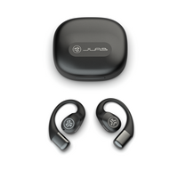 JLab - Epic Open Sport Air Conduction Wireless Earbuds - Black - Left View