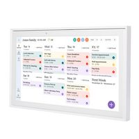 Skylight - Calendar: 15 Inch Touchscreen Smart Calendar and Chore Chart - White - Left View