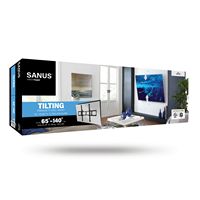 Sanus - Tilt TV Wall Mount for Most 65