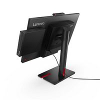 Lenovo - ThinkCentre M70q Gen 5 Desktop - Intel Core i7 - 16GB Memory - 512GB SSD - Black - Left View