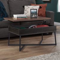 Sauder - Canton Lane Lift Top Coffee Table Gw 3a - Brew Oak - Left View