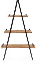 Finch - Morris A-Frame Industrial Bookshelf - Natural - Left View