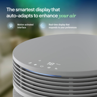 Blueair - Blue Signature Smart Air Purifier for Large Rooms up to 3385 ft² - Nordic Fog - Left View