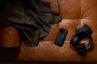 The Ridge Wallet - Magsafe Cardholder - Matte Black - Left View