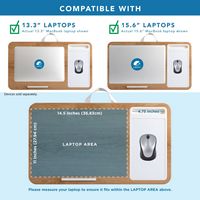 LapGear - Home Office Lap Desk (Fits up to 15