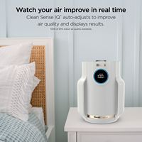 Shark - NeverChange Compact Pro Air Purifier - Dove - Left View