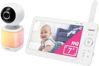 VTech - 7” Digital Video Baby Monitor with Pan-Tilt-Zoom, 600p High-Quality Display, and No WiFi,... - Left View