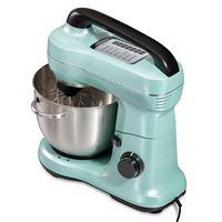 Hamilton Beach - 300 Watt 7 Speed Stand Mixer - BLUE - Left View
