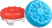 KontrolFreek - Splash edition thumbsticks Pro Controller - Red/Blue - Left View