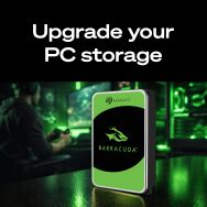 Seagate - Barracuda 4TB Internal Hard Drive for Desktops - Left View