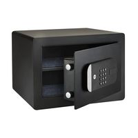 Yale - Smart Safe with Wi-Fi - Keypad Access - Black - Left View