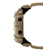 Casio - Men's G-Shock Analog-Digital Power Trainer with Bluetooth Mobile Link 49mm Watch - Tan - Left View