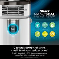 Shark - 3-in-1 Max Air Purifier, Heater & Fan with NanoSeal HEPA, Cleansense IQ, Odor Lock, for 1... - Left View