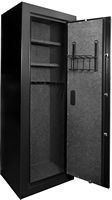 Barska - Extra-Large Biometric Rifle Safe - Black - Left View