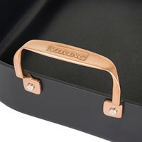 Viking - Hard Anodized Roasting Pan with Copper Handles, A Rack and Bonus Carving Set - Multicolor - Left View