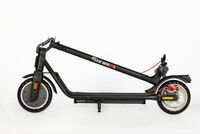 5th Wheel - V10MAX Foldable Electric Scooter w/ 12 mi Max Range and 18 mph Max Speed - Black - Left View