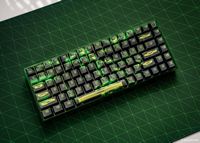 Higround - Basecamp 75+ 75% Wired Mechanical Lubed TTC Neptune Switch Gaming Keyboard with RGB Ba... - Left View