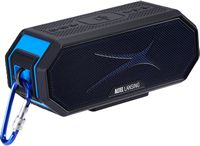 Altec Lansing - Bluetooth HydraBlast 2.0 EverythingProof Portable Speaker - Black/Blue - Left View