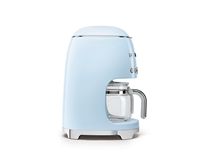 SMEG - DCF02 Drip 10-Cup Coffee Maker - Pastel Blue - Left View