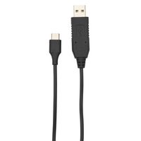 Cobra - Data Programming Cable for Cobra Performa Business Radios - Black - Left View