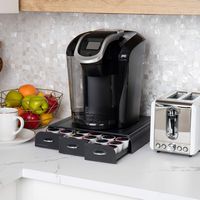 Mind Reader - Single Serve Coffee Pod Organizer with 3 Drawers, 36 Pod Capacity, 13.5
