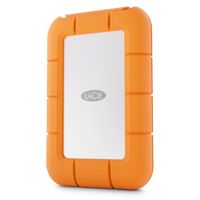 LaCie Rugged Mini SSD 1TB Solid State Drive - USB 3.2 Gen 2x2, speeds up to 2000MB/s (STMF1000400... - Left View