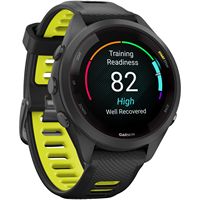 Garmin - Forerunner 265S GPS Smartwatch 42 mm Fiber-reinforced polymer - Black - Left View