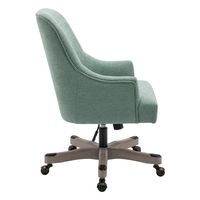 OSP Home Furnishings - Bradwell Office Chair - Mint - Left View