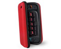 NEXT - Universal Go Travel Carry Case for Nintendo Switch 2 & Switch - Red - Left View
