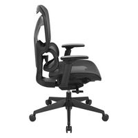 OSP Home Furnishings - High Back Mesh Back Manager’s Chair with Self-Adjusting Lumbar Support and... - Left View