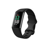 Google - Charge 6 Advanced Fitness & Health Tracker - Works with Android and iOS - Obsidian - (2023) - Left View