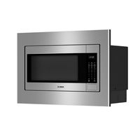 Bosch - 300 Series 2.1 Cu. Ft. Built-In Microwave with Sensor Cooking - Stainless Steel - Left View