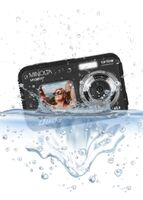 Minolta - Duo MN50WP 48.0 Megapixel Waterproof 5K Video Digital Camera with Dual LCD - Black - Left View