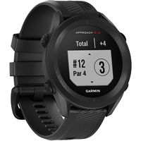 Garmin - Approach S12 GPS Smartwatch 33mm Fiber-Reinforced Polymer - Black - (2021) - Left View