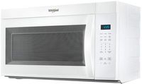 Whirlpool - 1.7 Cu. Ft. Over-the-Range Microwave with 1000-Watts Cooking Power - White - Left View
