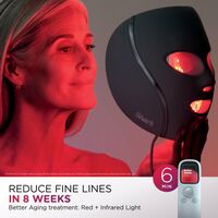 Shark - CryoGlow Under-Eye Cooling + LED Anti-Aging & Skin Clearing Face Mask - Starlight Dream - Left View