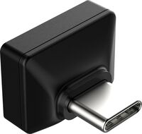 SanDisk - Extreme Fit 512GB USB-C Flash Drive - Black - Left View